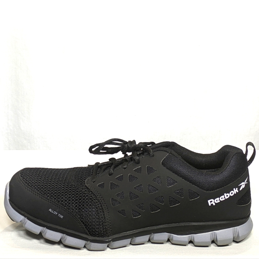 NEW Reebok Work Men's Sublite Cushion IB4041 Industrial Shoe Steel Sz 13 W black